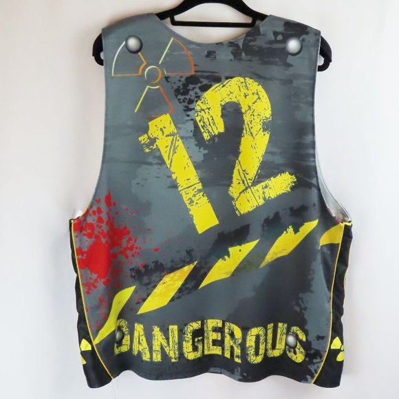 Lacrosse Jersey Tank PRO TEAM ATOMIC LAX #12 Reversible AWESOME GRAPHICS Size XL - Picture 9 of 14